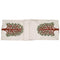 Handmade Ivory Silk Table Runner Tree of Life Embroidery and Hand Beading - 18x72" Arcadia Home